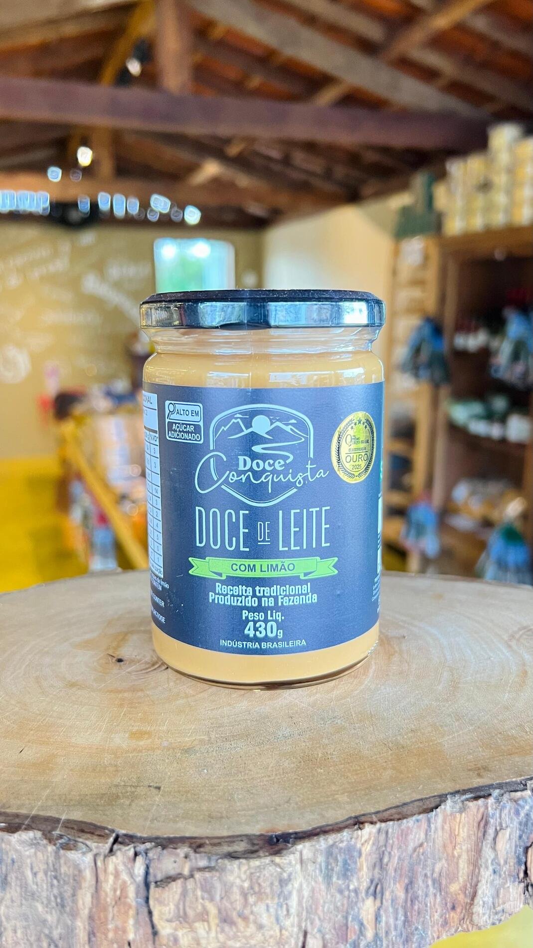 Doce de Leite com Raspa de Limão - Fazenda Conquista
