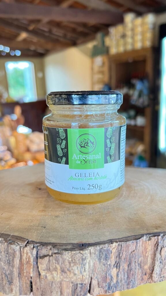 Geleia de Abacaxi com hortelã