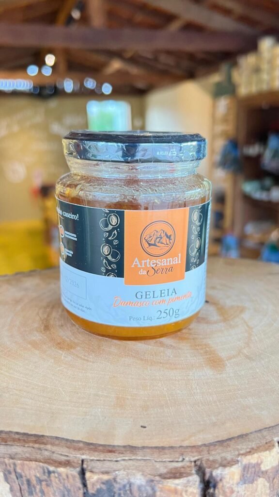 Geleia de Damasco com Pimenta - Artesanal da Serra