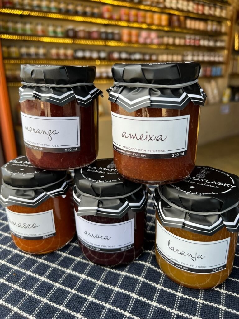 Geleia de Frutas Adoçada com Frutose